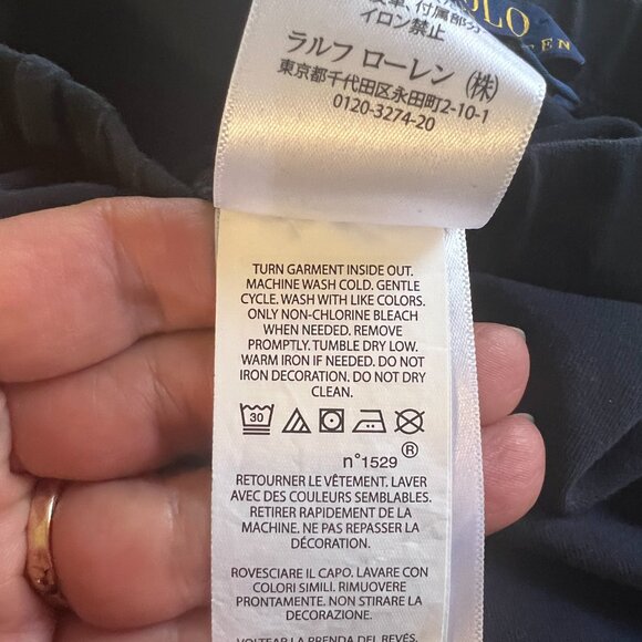 Polo Ralph Lauren Baby Pants - Size 3/3T - Navy Blue Nautical Theme with Anchor - Picture 7 of 11